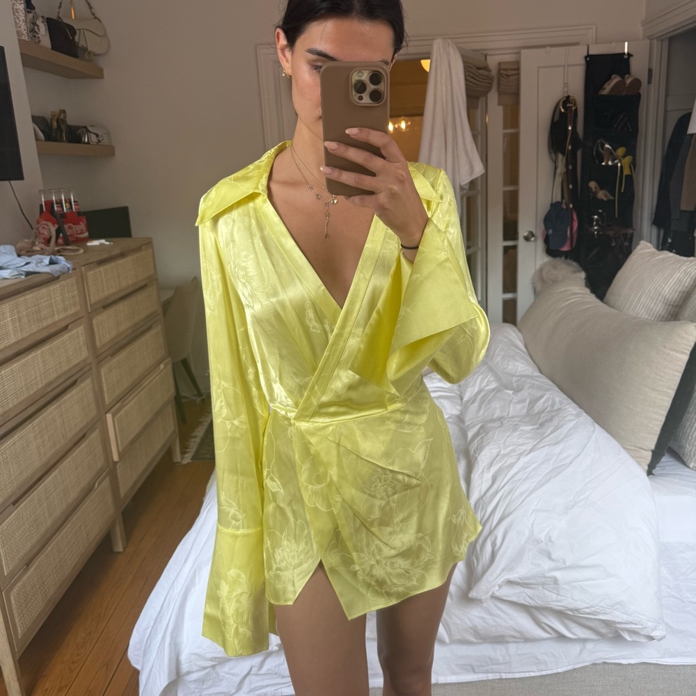 Rat & Boa Paloma Dress Lemon Yellow